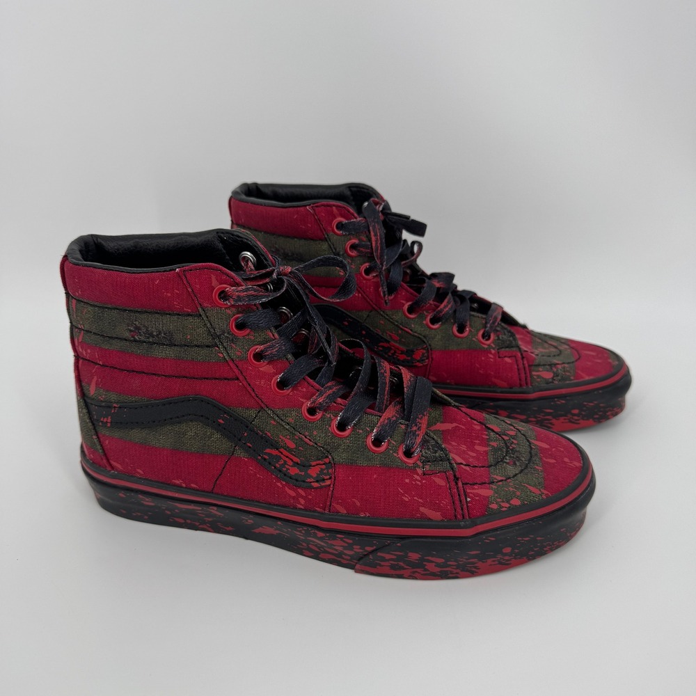 Vans House of Terror Nightmare On Elm Street Sk8-Hi Sneakers 7 Horror Collector - Picture 4 of 10